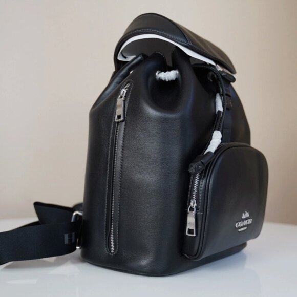 NWT Coach Pace Backpack In Signature Leather - Picture 5 of 16